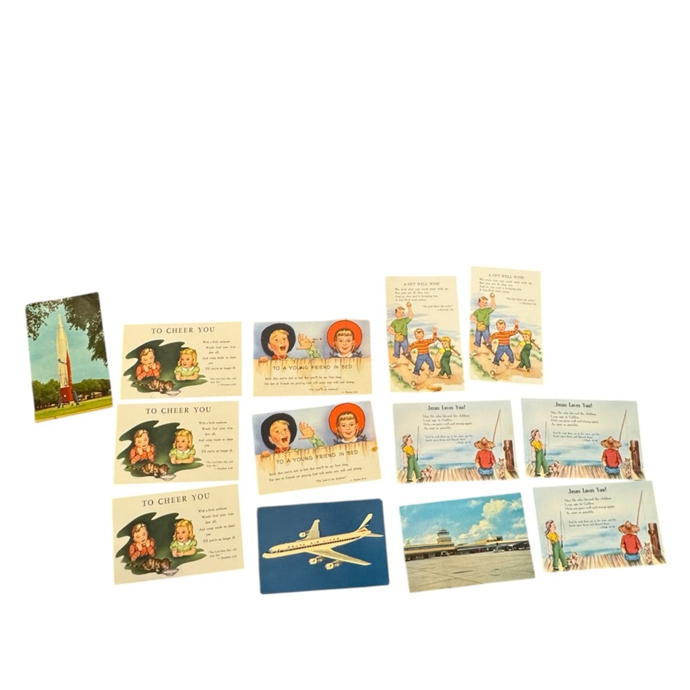 Lot of 13 Vintage Post Cards